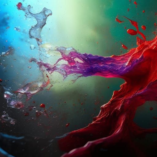 Fluid Acrylic Pouring Art: Detailed Matte Painting