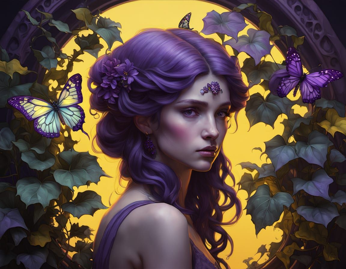 Mythical Duo in Vibrant Dark Fantasy