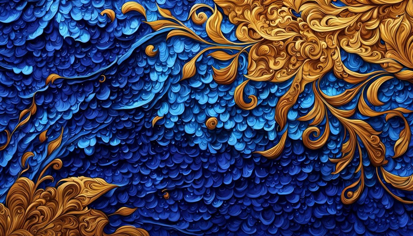 Dynamic Abstract Expressionism with Earth Tones