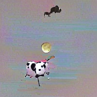 Cow Jumping Over the Moon