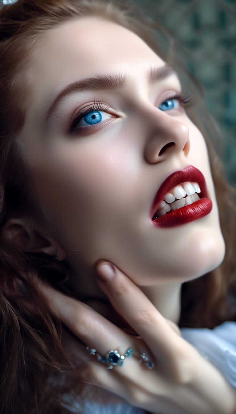 Vampire Portrait in Professional Photography Style