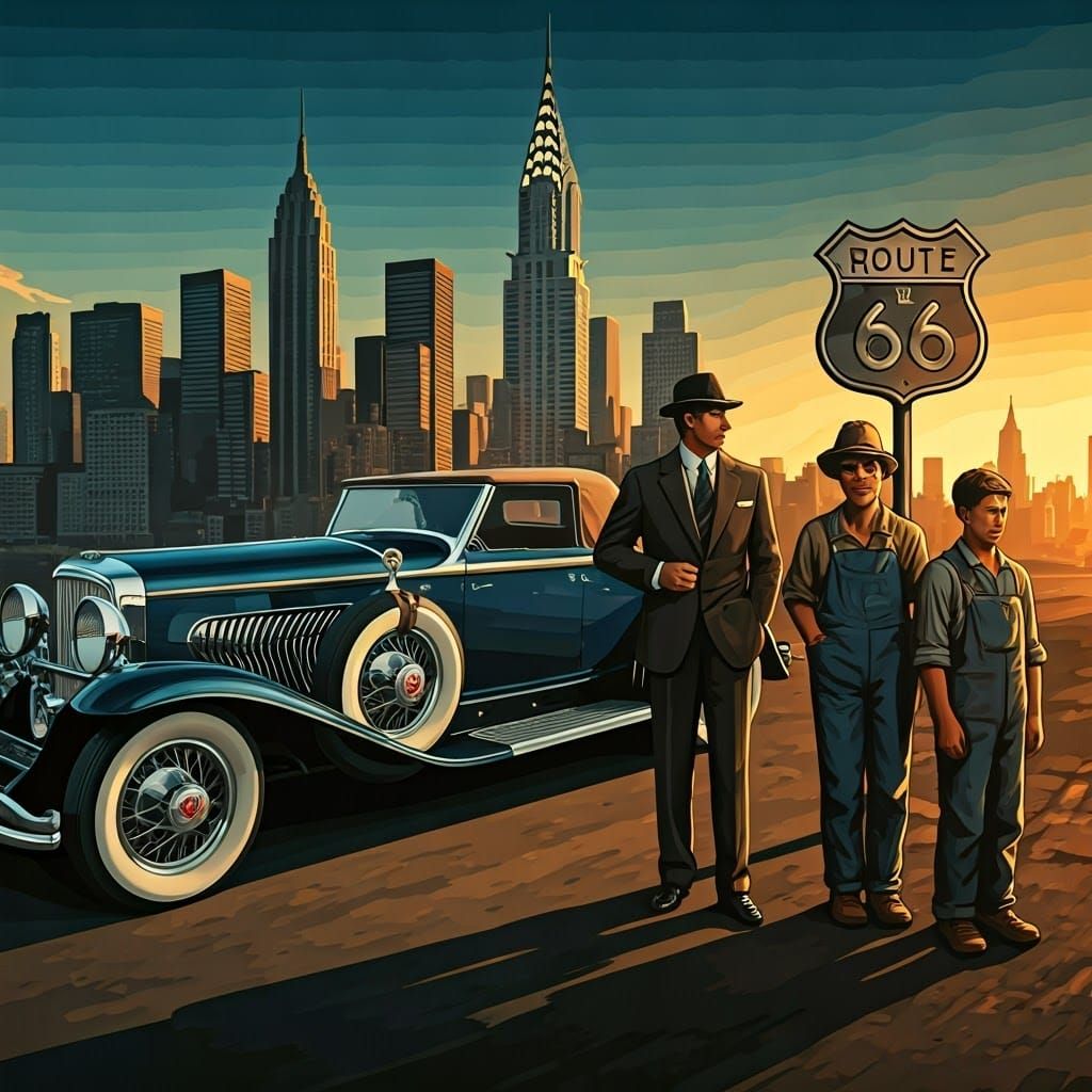 Luxury and Hardship: Two Americas