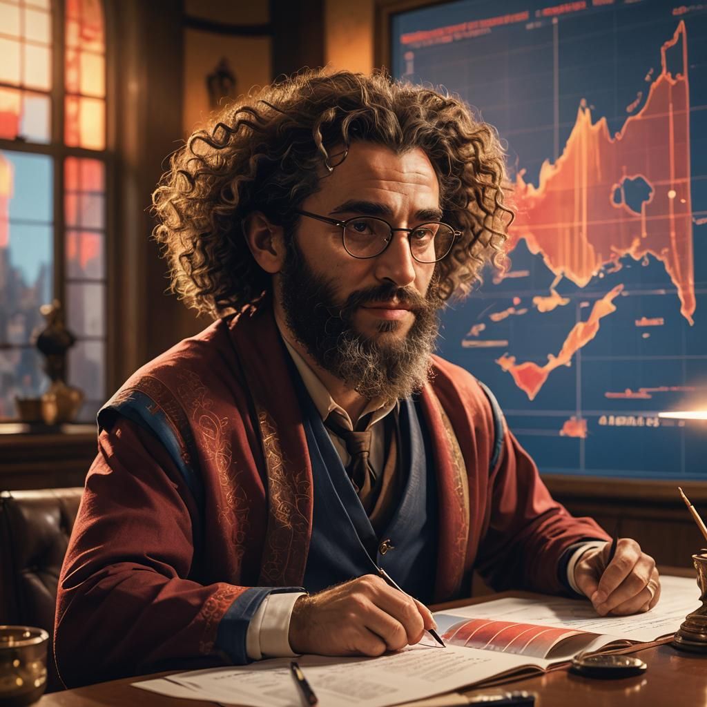 Mortgage Consultant in Traditional Jewish Clothing