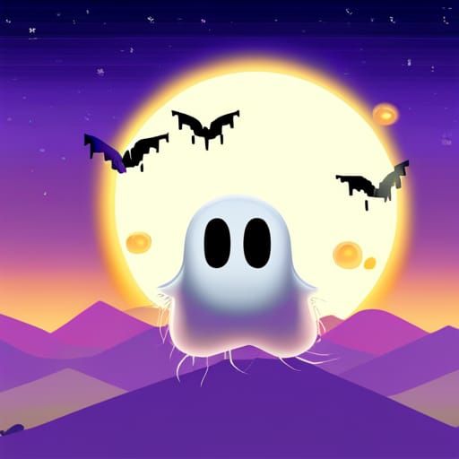 Boo Ghost in Super Mario Game