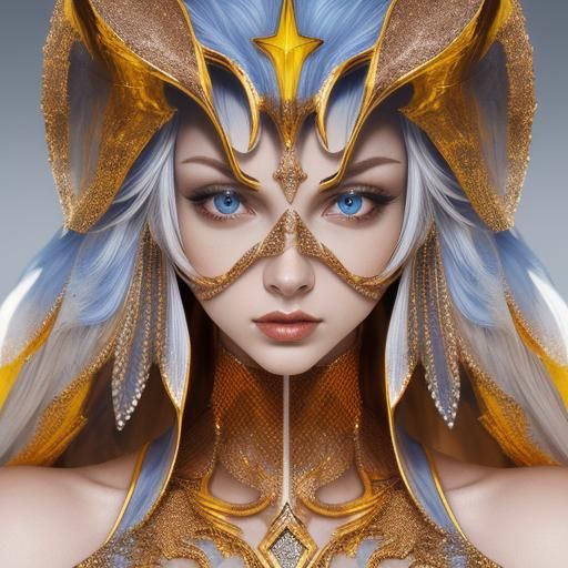 Hyper-Detailed Night Scene in Vivid Colors