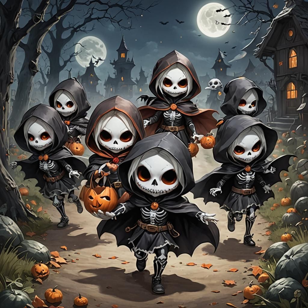 Halloween Bags and Pumpkins Adventure