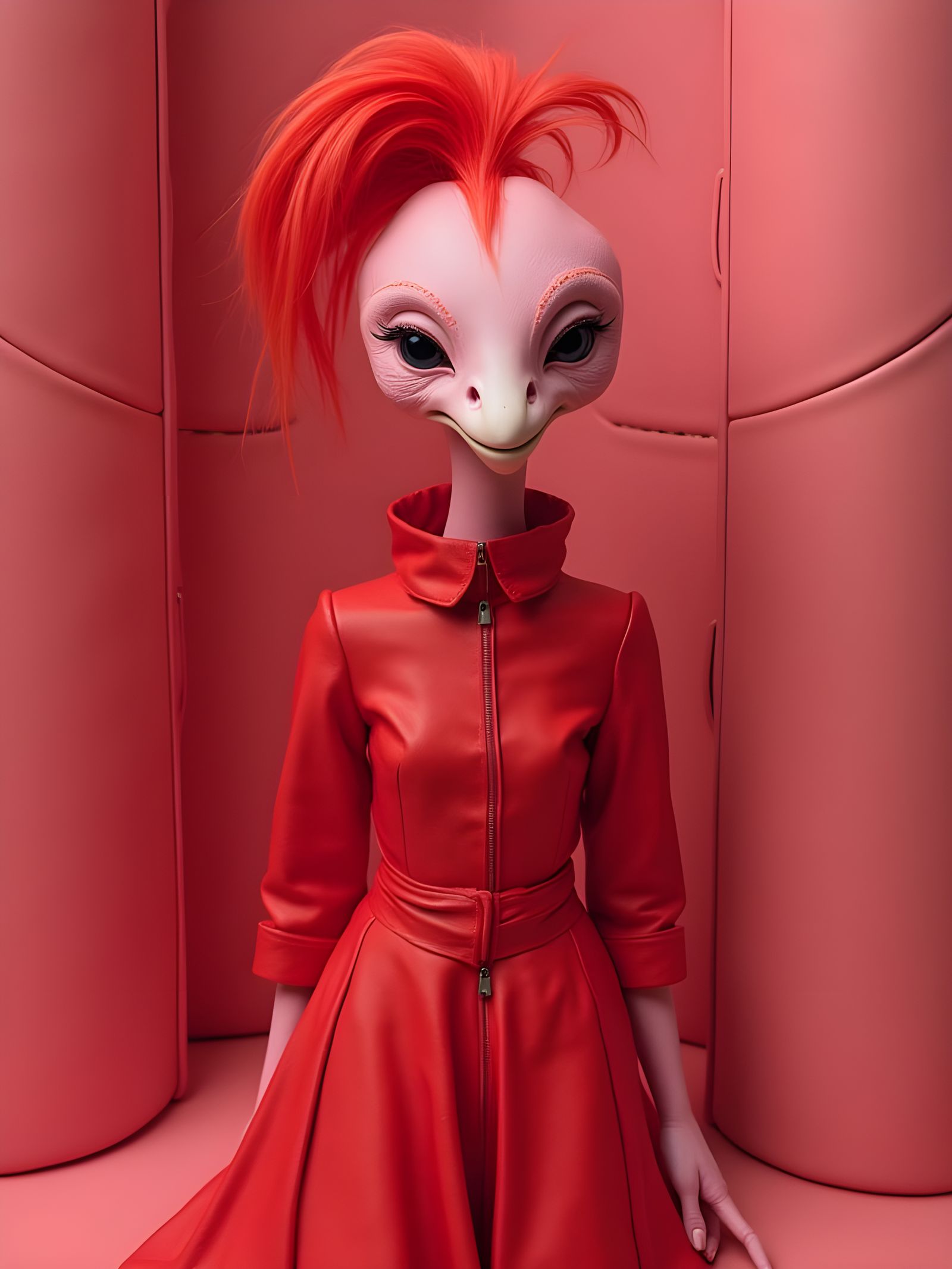 'Aliens of the Rainbow' Fashion Series: Red