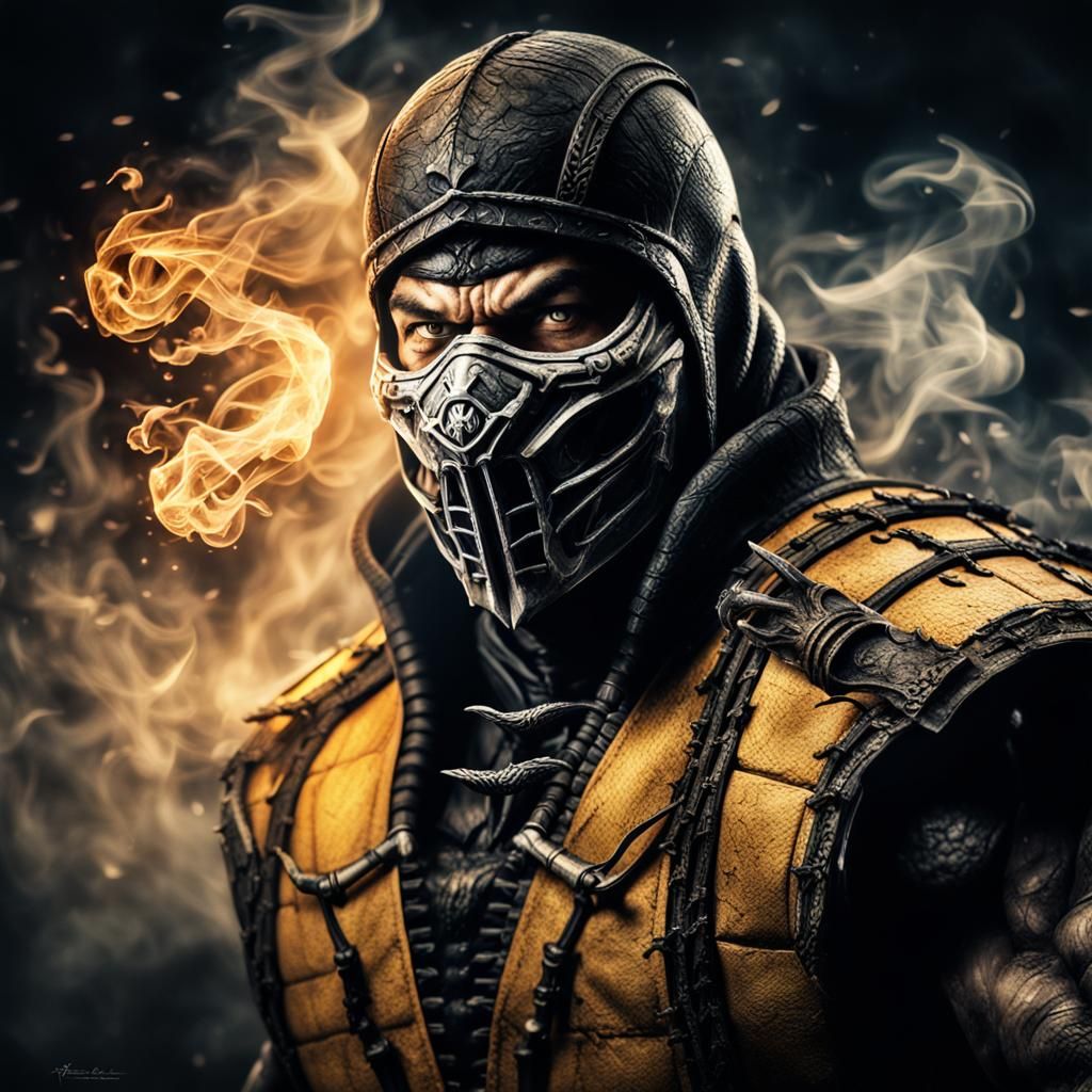 Smoke vs Scorpion: Hyperrealistic Cinematic Battle