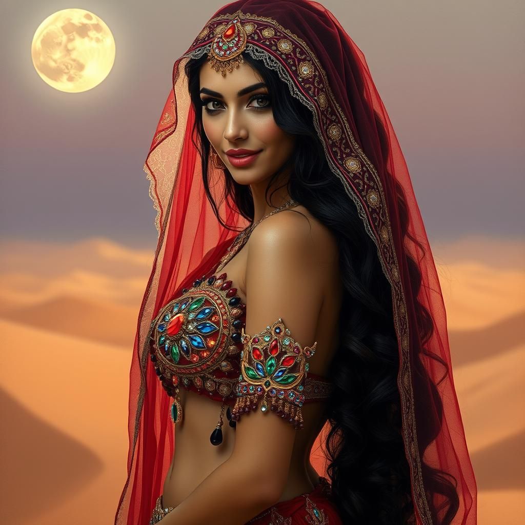 Middle Eastern Woman as Orientalist Painting