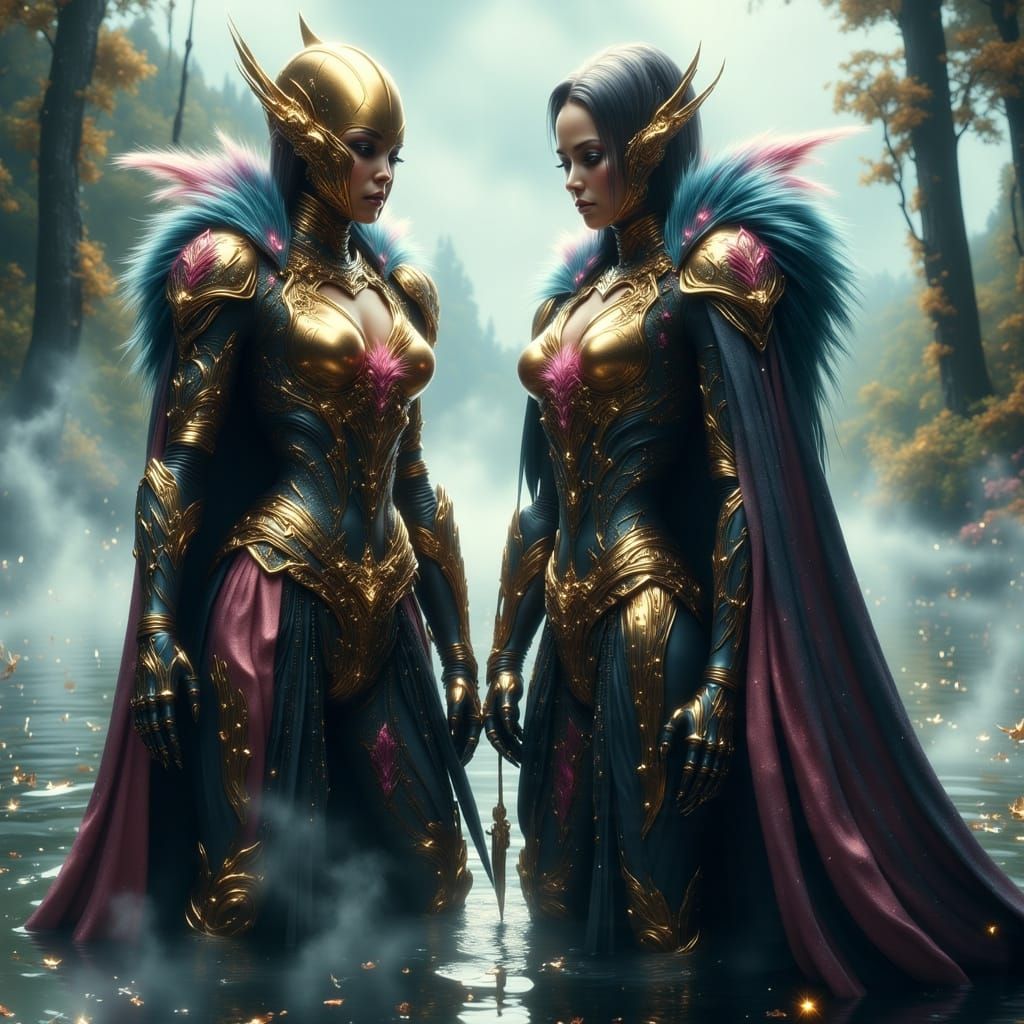 playing w/ prompts & loras; D&D