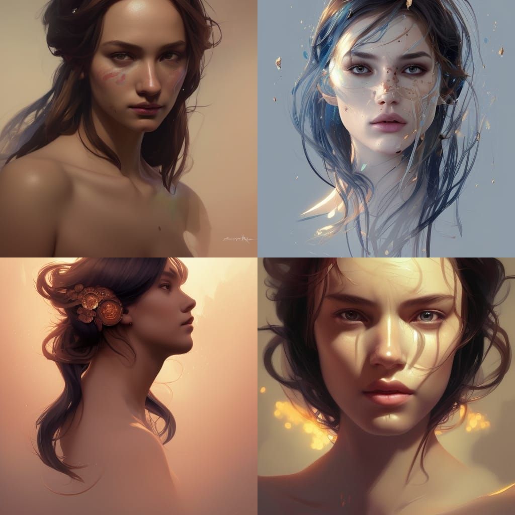 Hyperdetailed Portrait of Beautiful Human in Unreal Engine 5