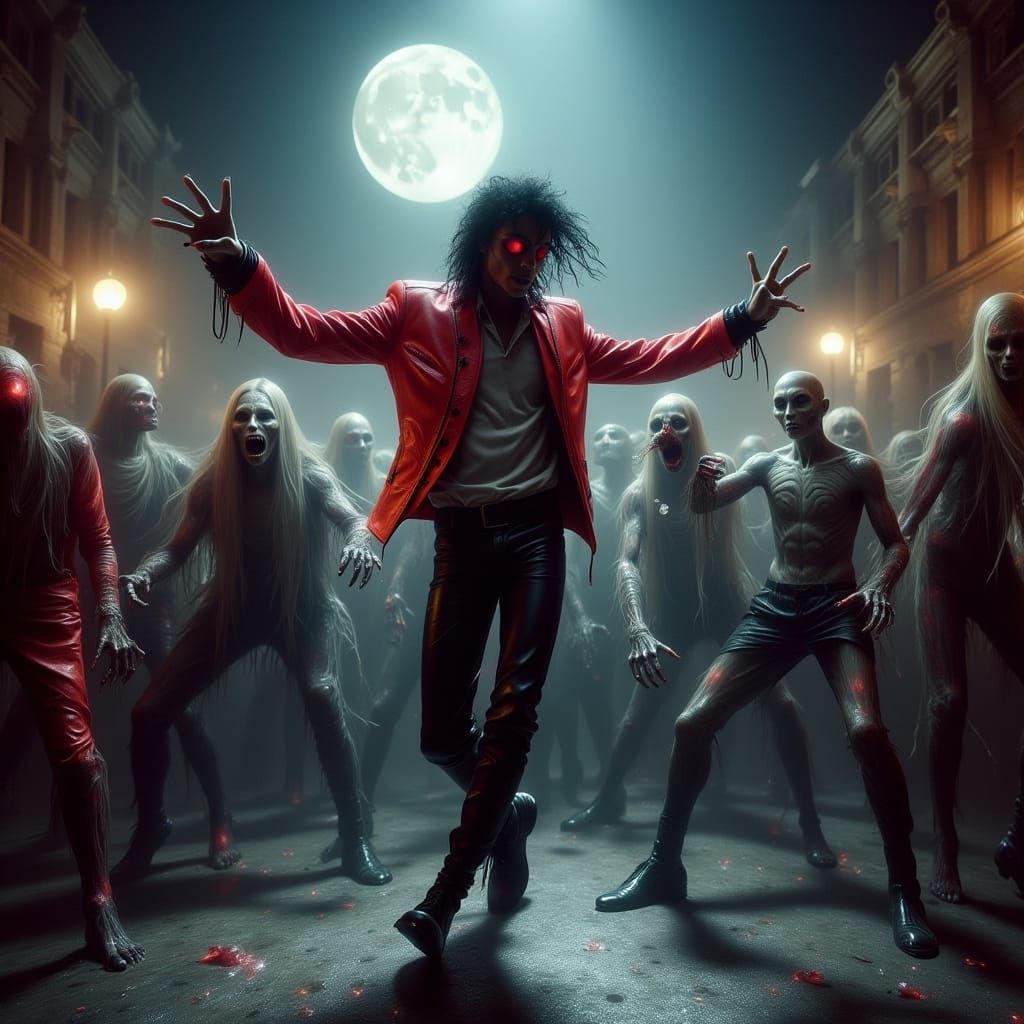 Thriller Zombies Dance in Futuristic Streetwear