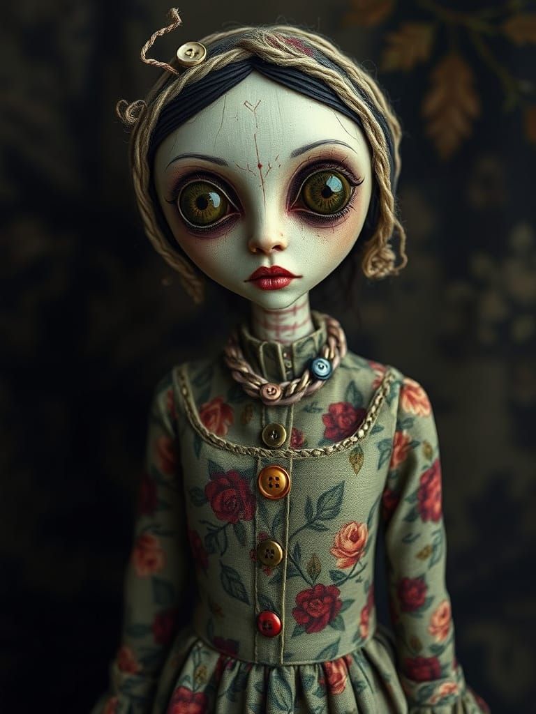 Beldam Doll in Dark Surrealist Style
