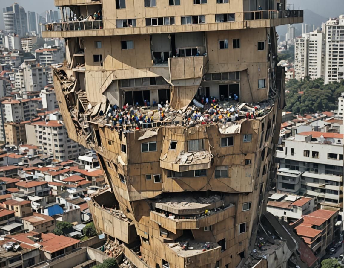 20-Story Building in Lima with Postmodern Architecture