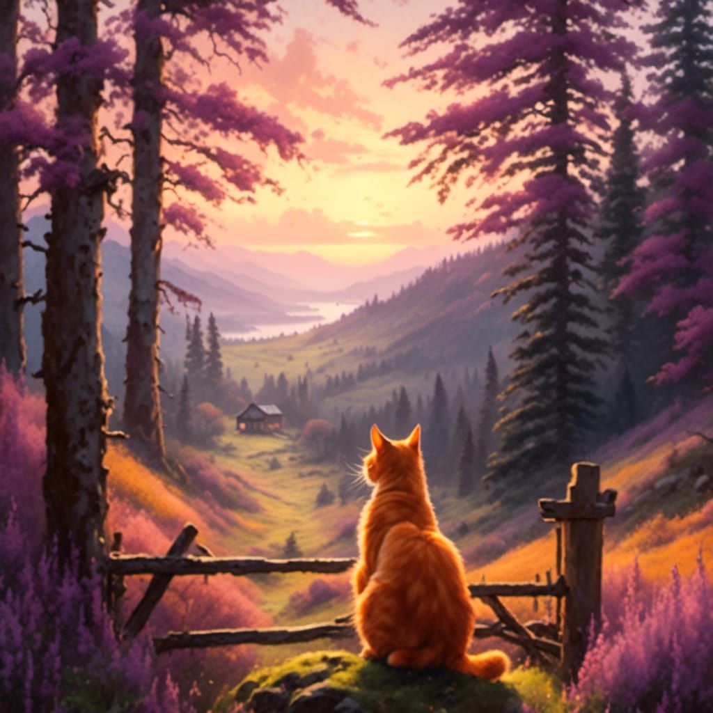 And the cat thought about going home…..