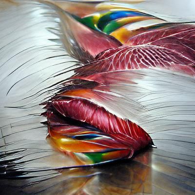 Detailed Feather Close-Up Photography