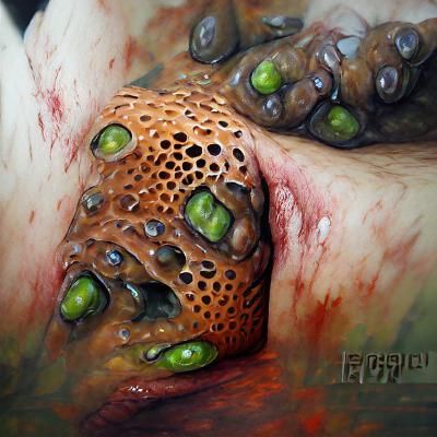 Trypophobic Surface with Concentrated Hole Clusters