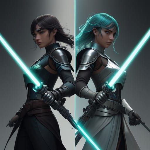 Ethereal Lightsabers in Dramatic Composition