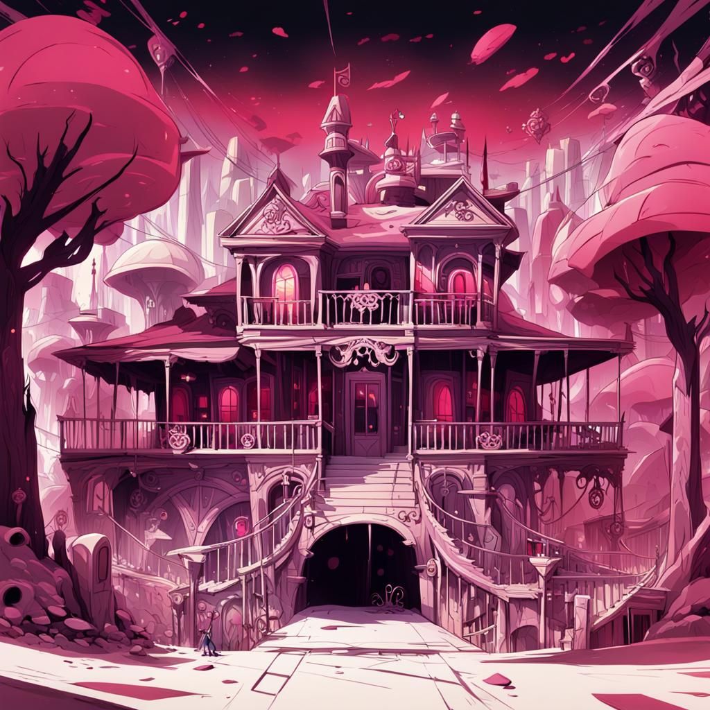 Hazbin Hotel: Digital Matte Painting