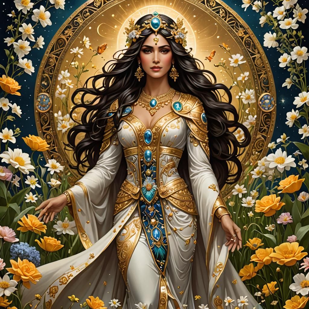 Pisces - Ishtar, the Mesopotamian goddess of love, sensuality, and fertility.