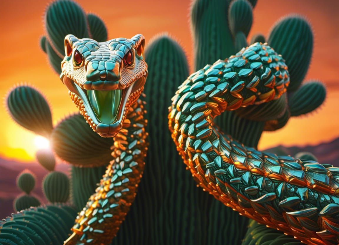 Desert Sunset Right Before Your Blood Hardens