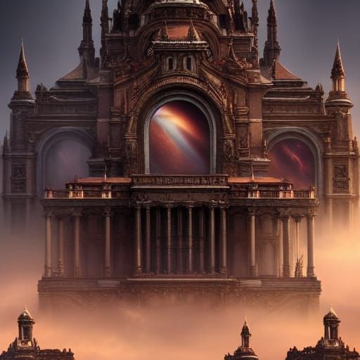 Epic Spirit Realm: Dramatic Digital Matte Painting