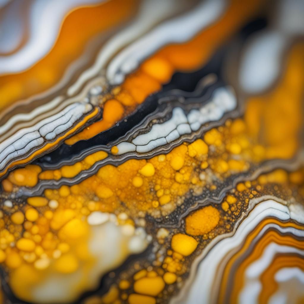Bumblebee Jasper Stone in Sharp Focus
