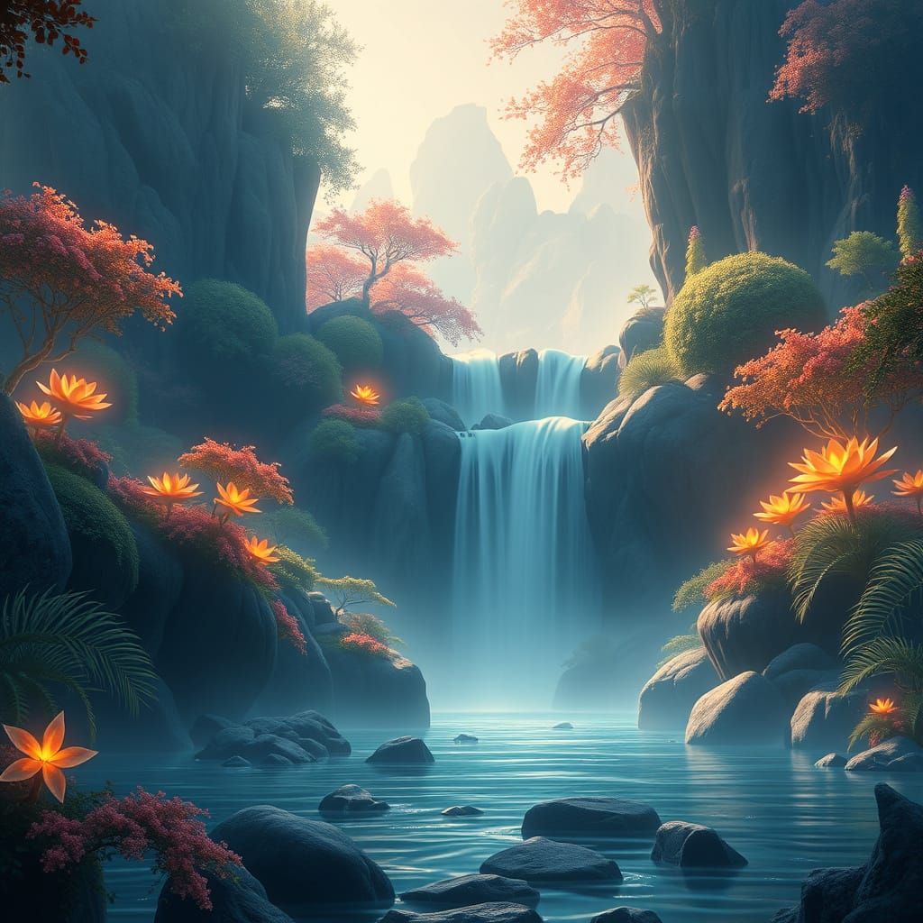 Serene Landscape: Ultimate Peace and Escapism