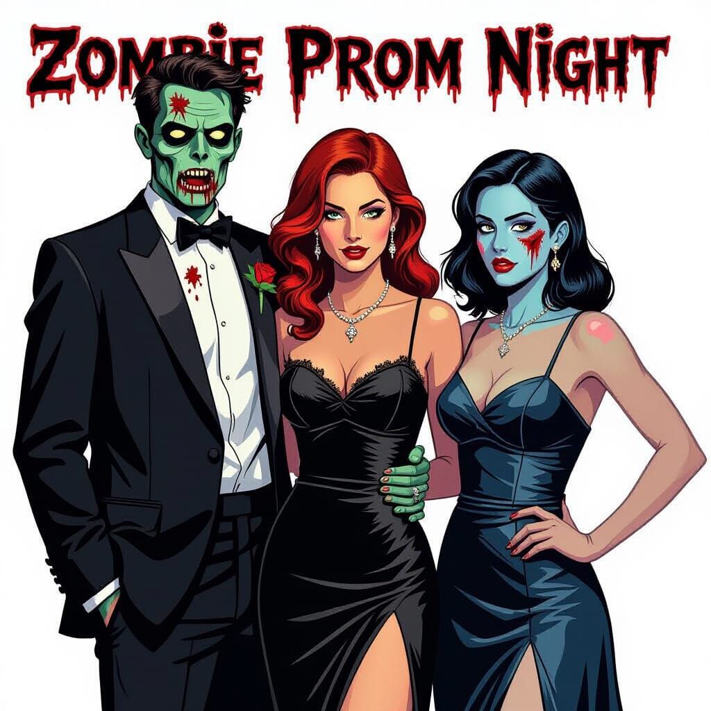 Zombie Prom Night: Undead Couple Dances