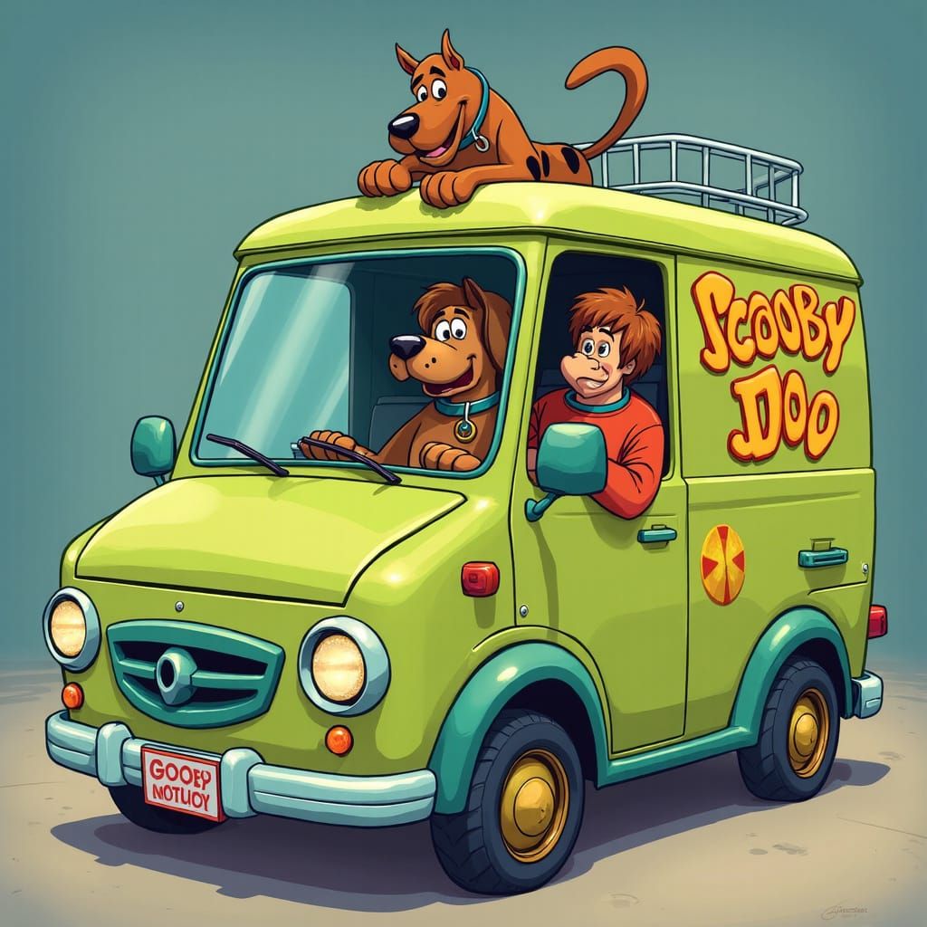 Scooby Doo's Scooty Mobile Vehicle