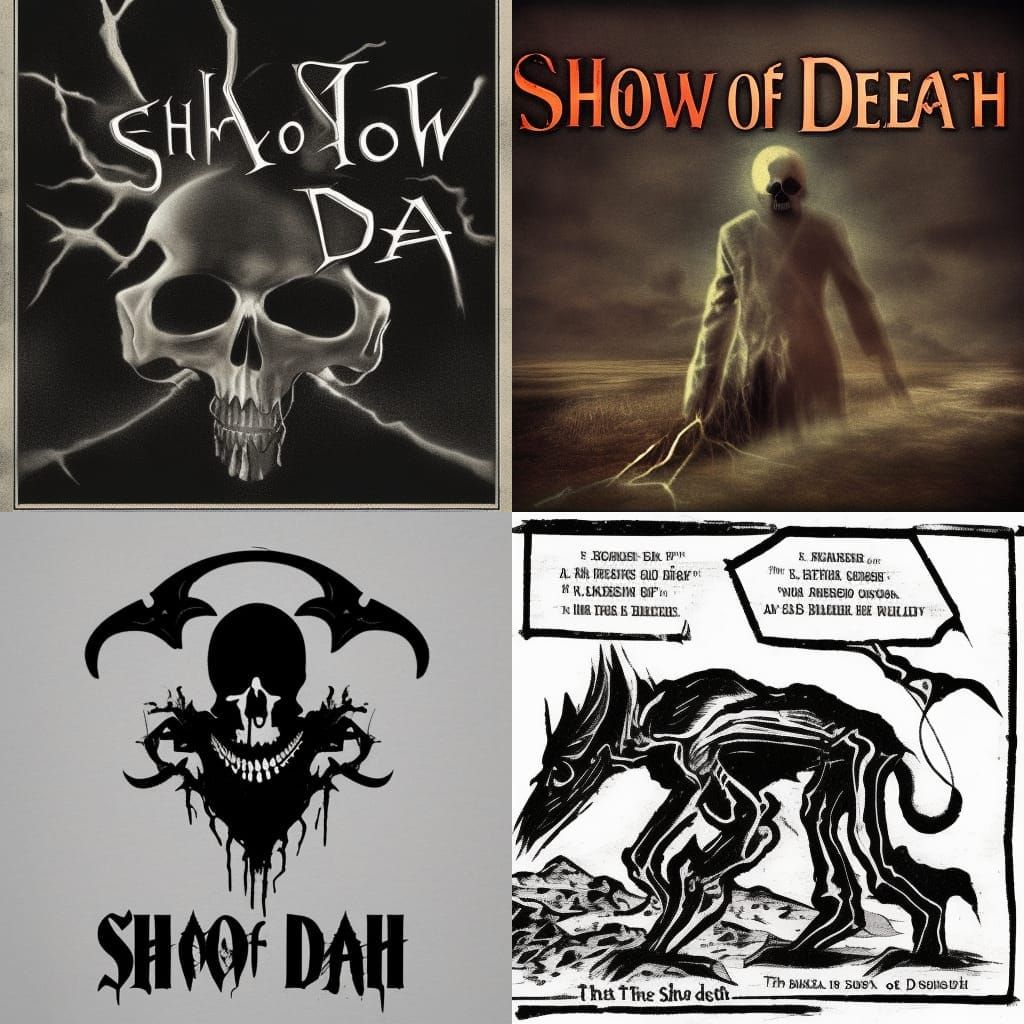 The Shadow of Death: Minimalist Dark Art