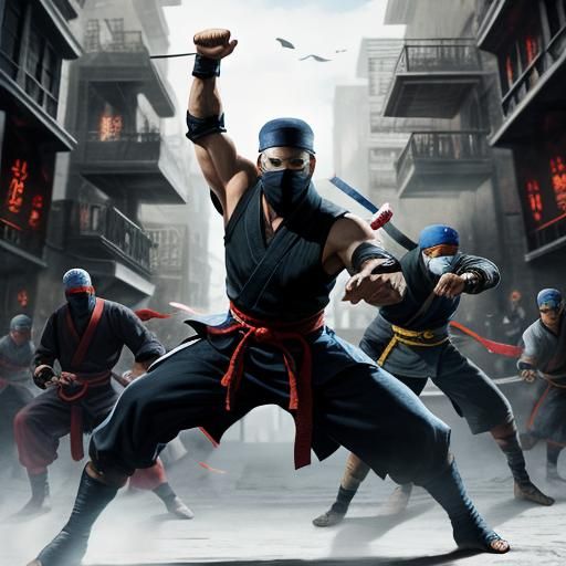Dynamic Fighting Ninja Martial Arts Action