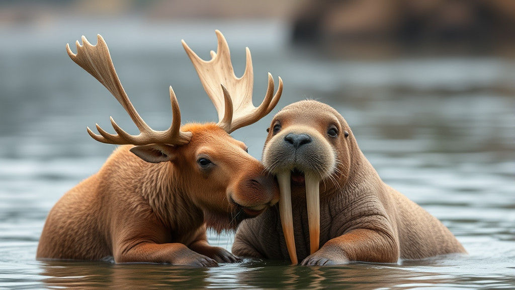 Child of a Moose and Walrus Hybrid
