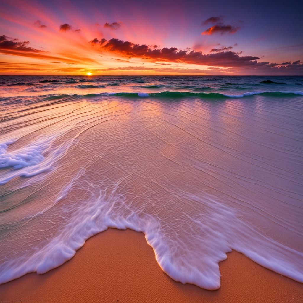 Ningaloo Coast Sunset: High-Resolution Beach Photography