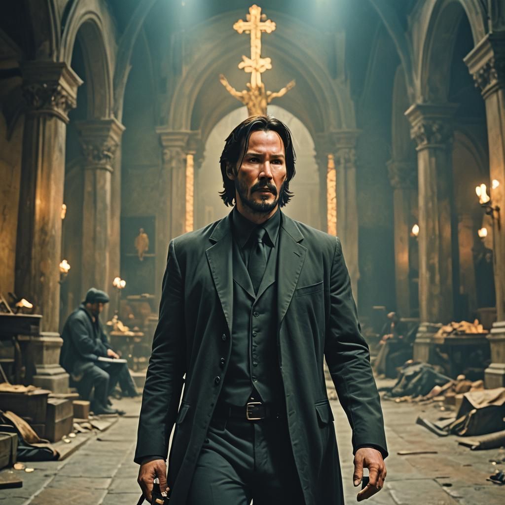 Keanu Reeves as the Saint