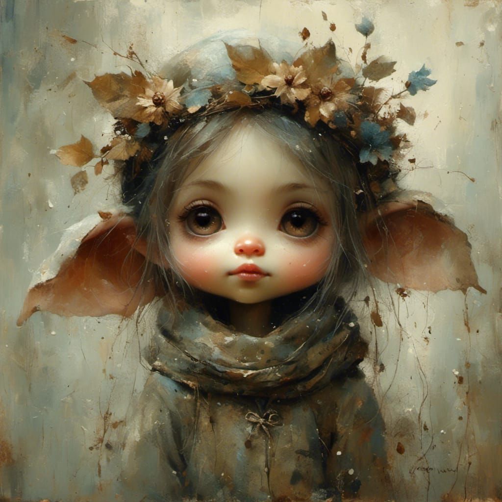 Lovely Little Goblin Girl