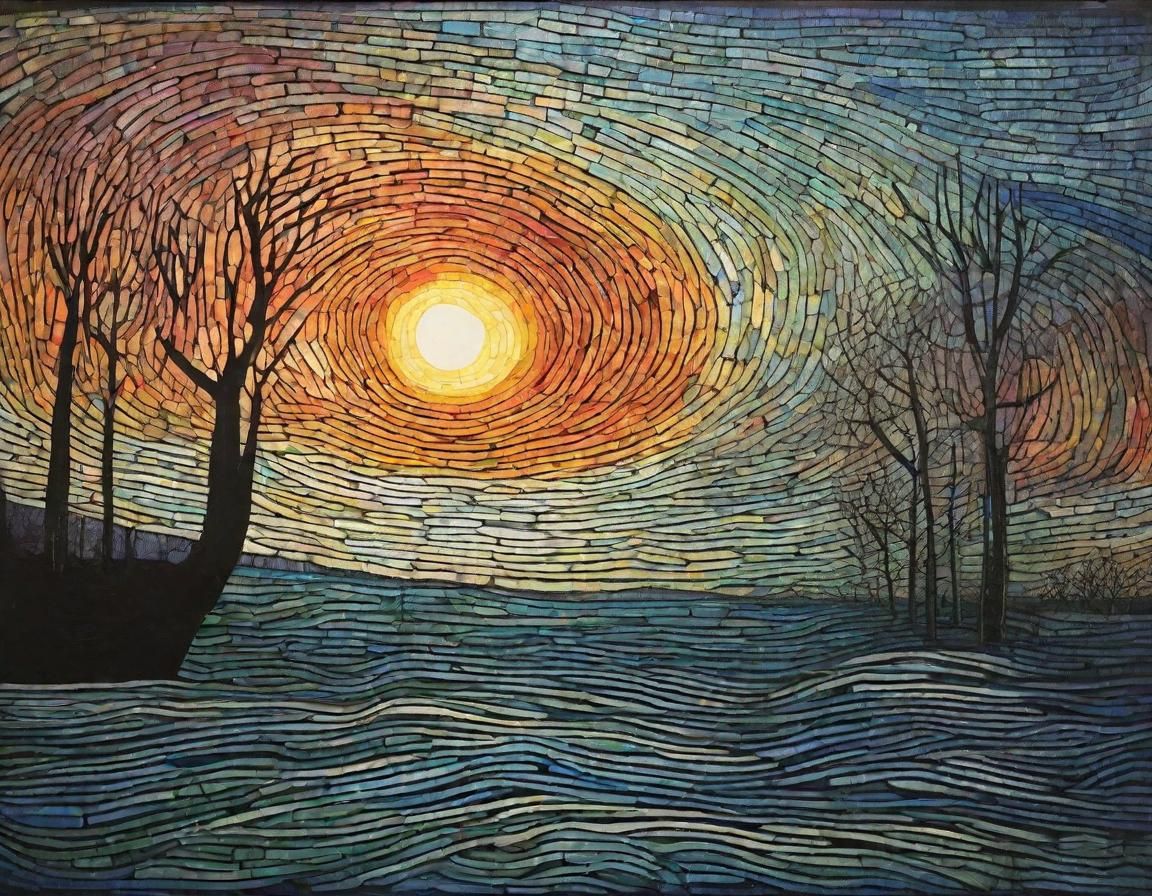 Surreal Landscape Before the Storm