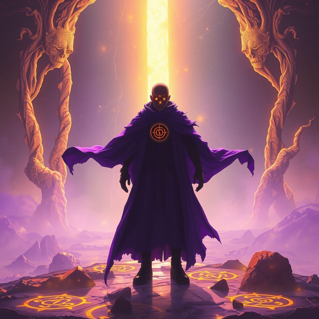 Cosmic Rift: Myth-Sci Fantasy Scene in Rutkowski Style