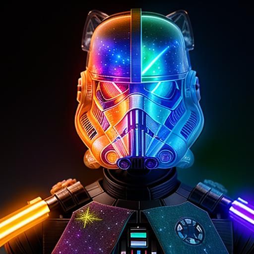 Storm trooper 3D, photo realistic,  glitchy bioluminescent brushstrokes masterpiece,cinematic lighting, highly detailed,...