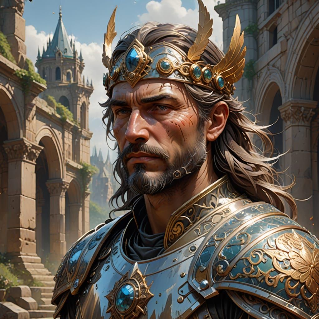 Knight as Earth God Concept Art