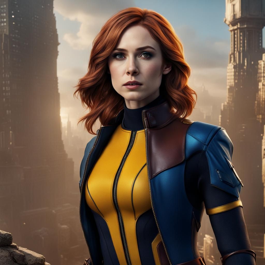 Karen Gillan as Kitty Pryde: Detailed Digital Art