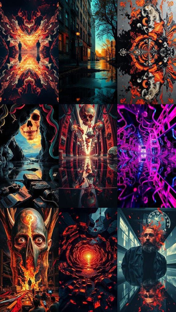 Ominous Liminal Statics: A Study in Contrasts