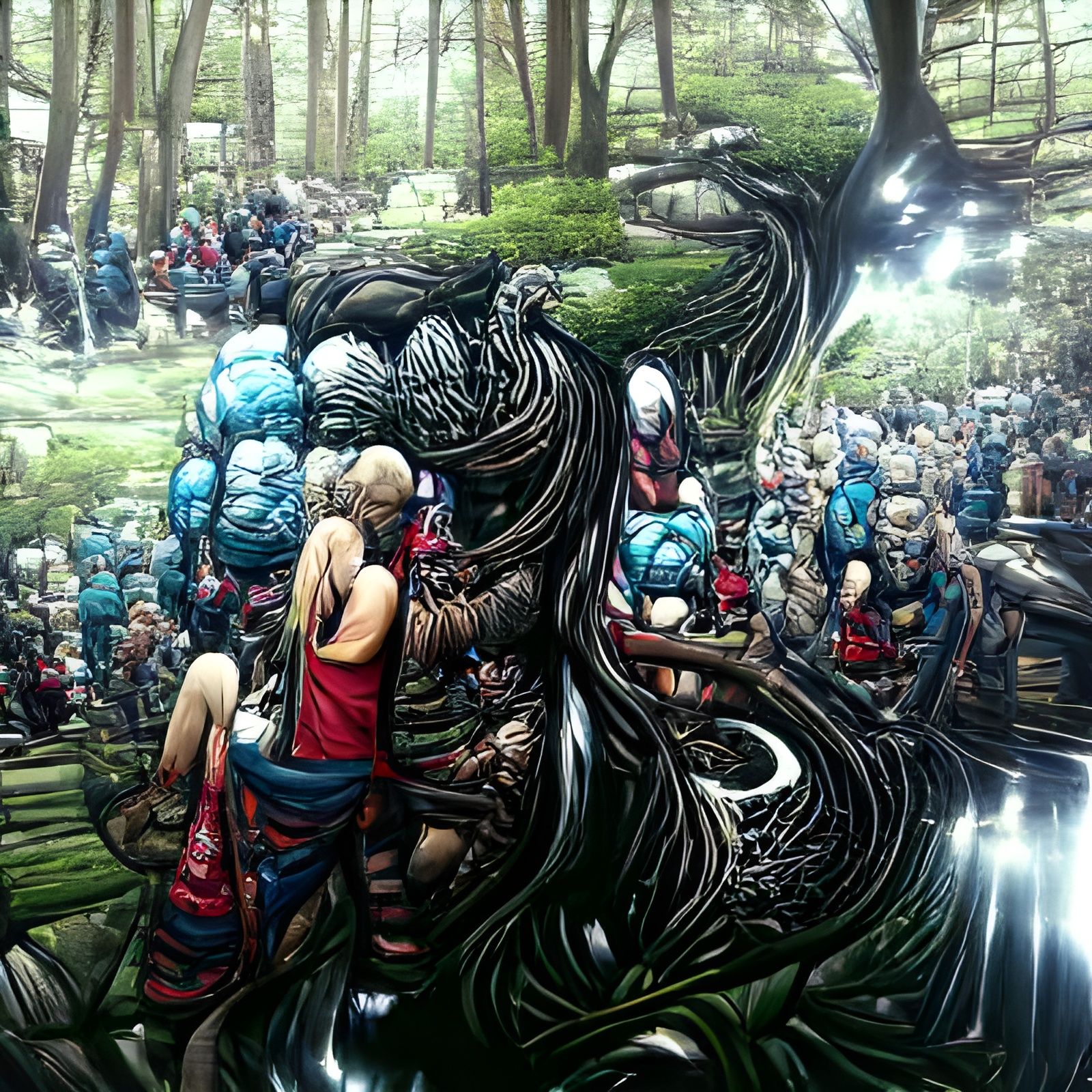 Dynamic Gathering: Comic Book Style Illustration