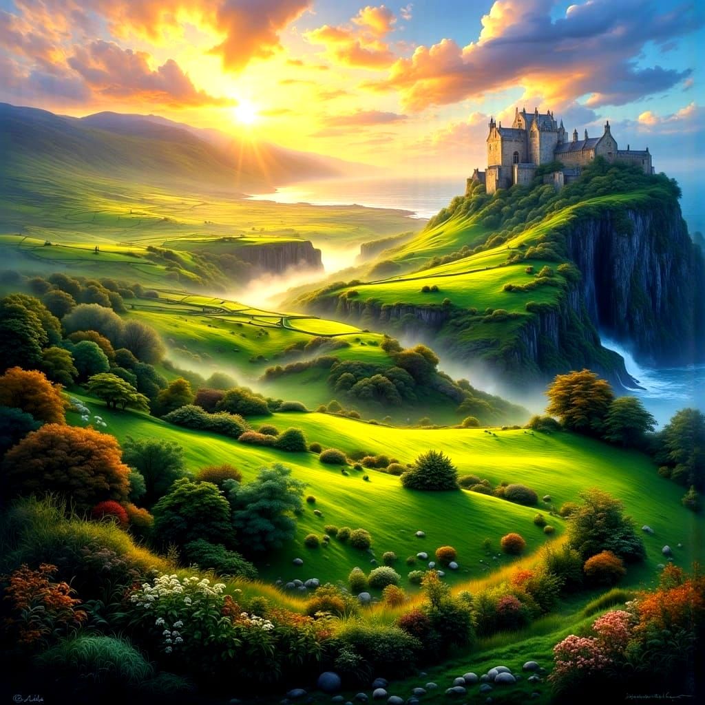 Ireland's Emerald Landscapes of Serenity and Beauty