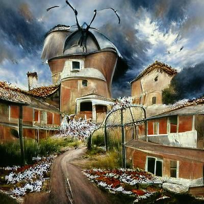 Insane Asylum in Classical Realism Style