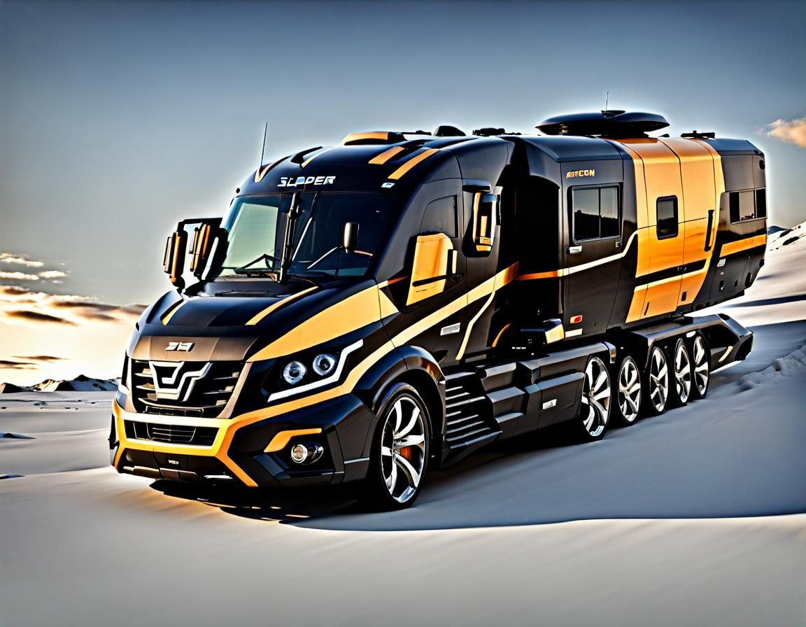 Futuristic Armored Vehicle in Sci-Fi Style