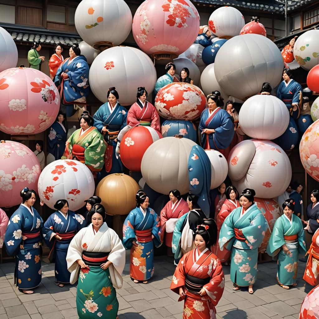 Inflatable Kimonos: Japanese Women in 3D Anime Art