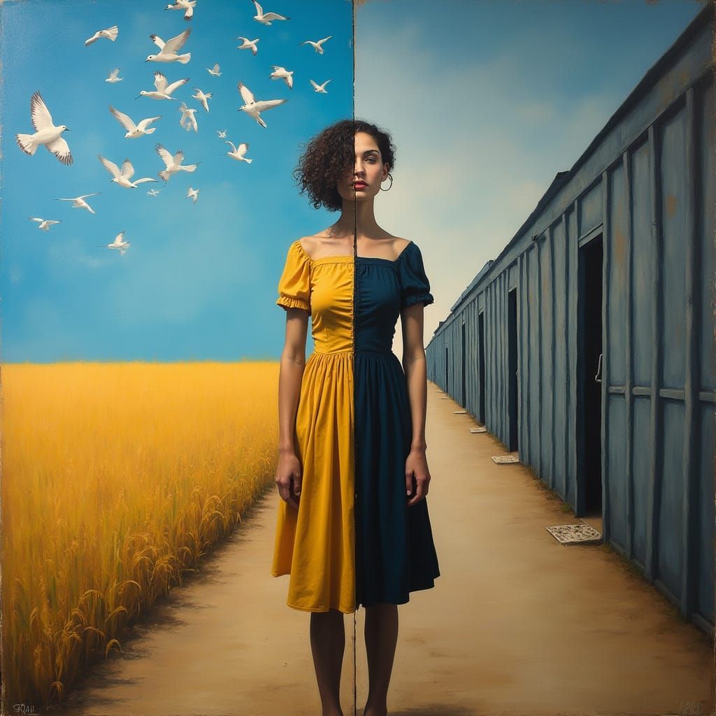 Torn Between Freedom and Expectation, a Woman's Inner Confli...