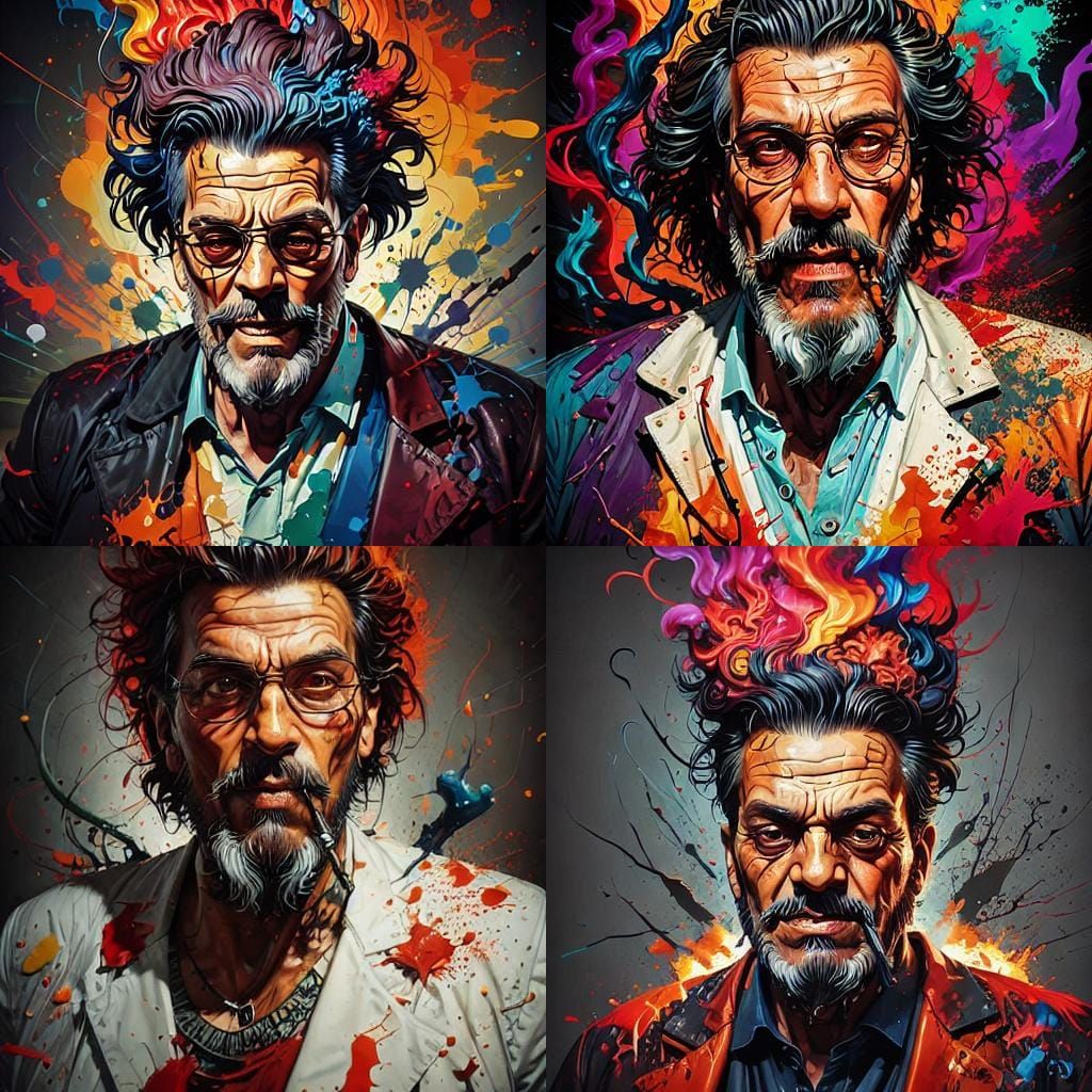 <lora:EGO v1:1.0> A middle-aged man with a commanding presen...