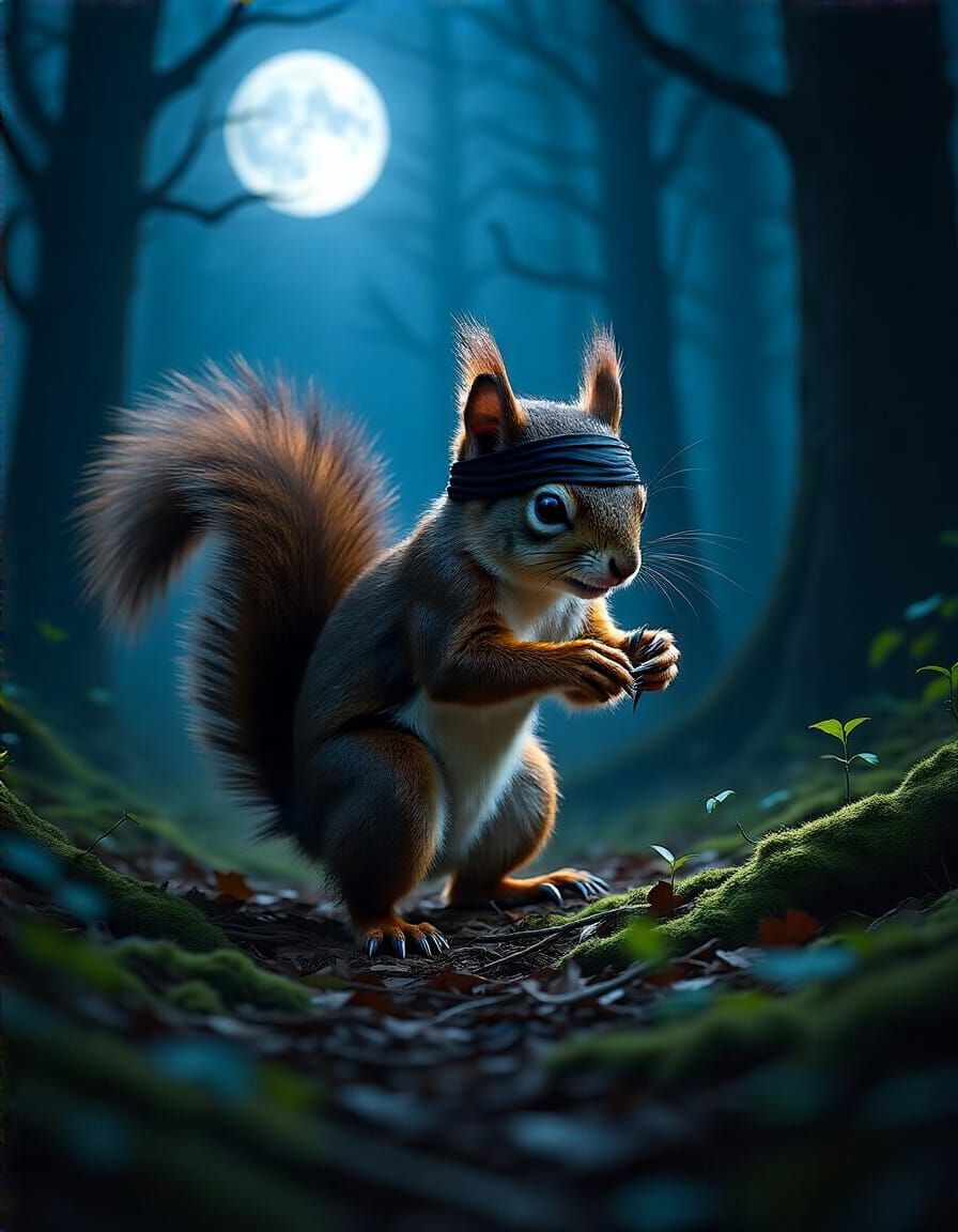 Ninja Squirrel: Shadow Warrior of the Forest